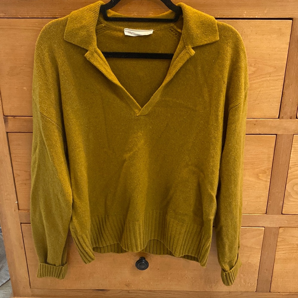 Everlane Cashmere polo. Never worn but wrinkled